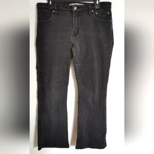 Harley Davidson Women's 12P Petite Bootcut Black Jeans